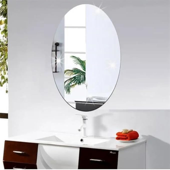 Combo of 1 Oval Shape & 1 Square Shape Mirror