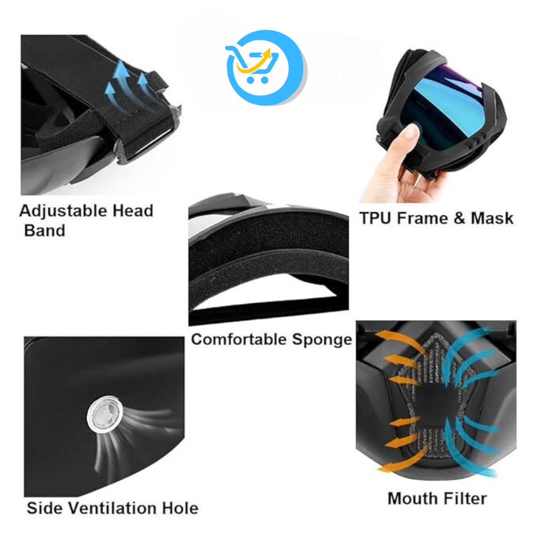 Goggle Mask Anti Scratch UV Protective