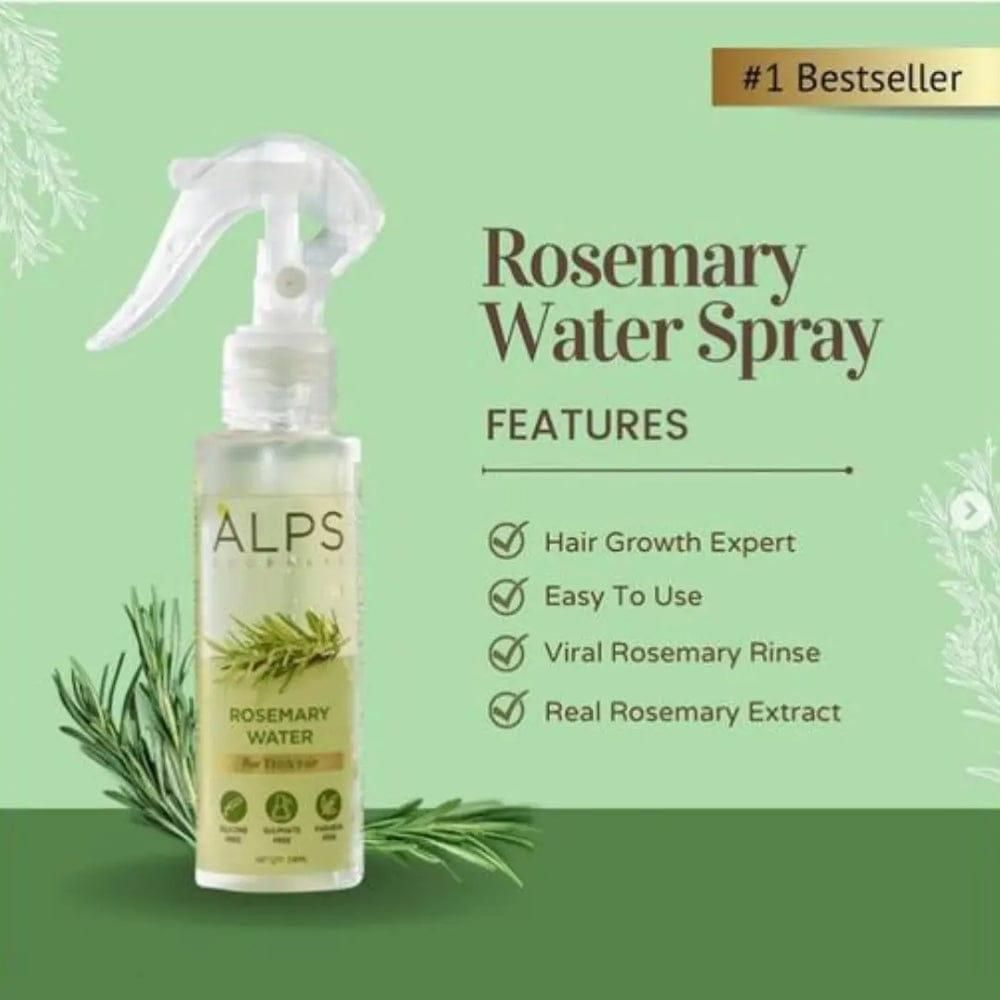 Alps Goodness 100% Pure Rosemary Water, Hair Spray For Regrowth, Buy 1 Get 2 Free