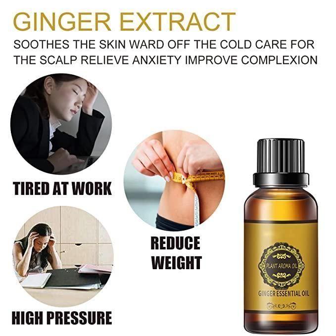 Belly Ginger Oil for fat loss, (30ML Each) (Pack Of 2)