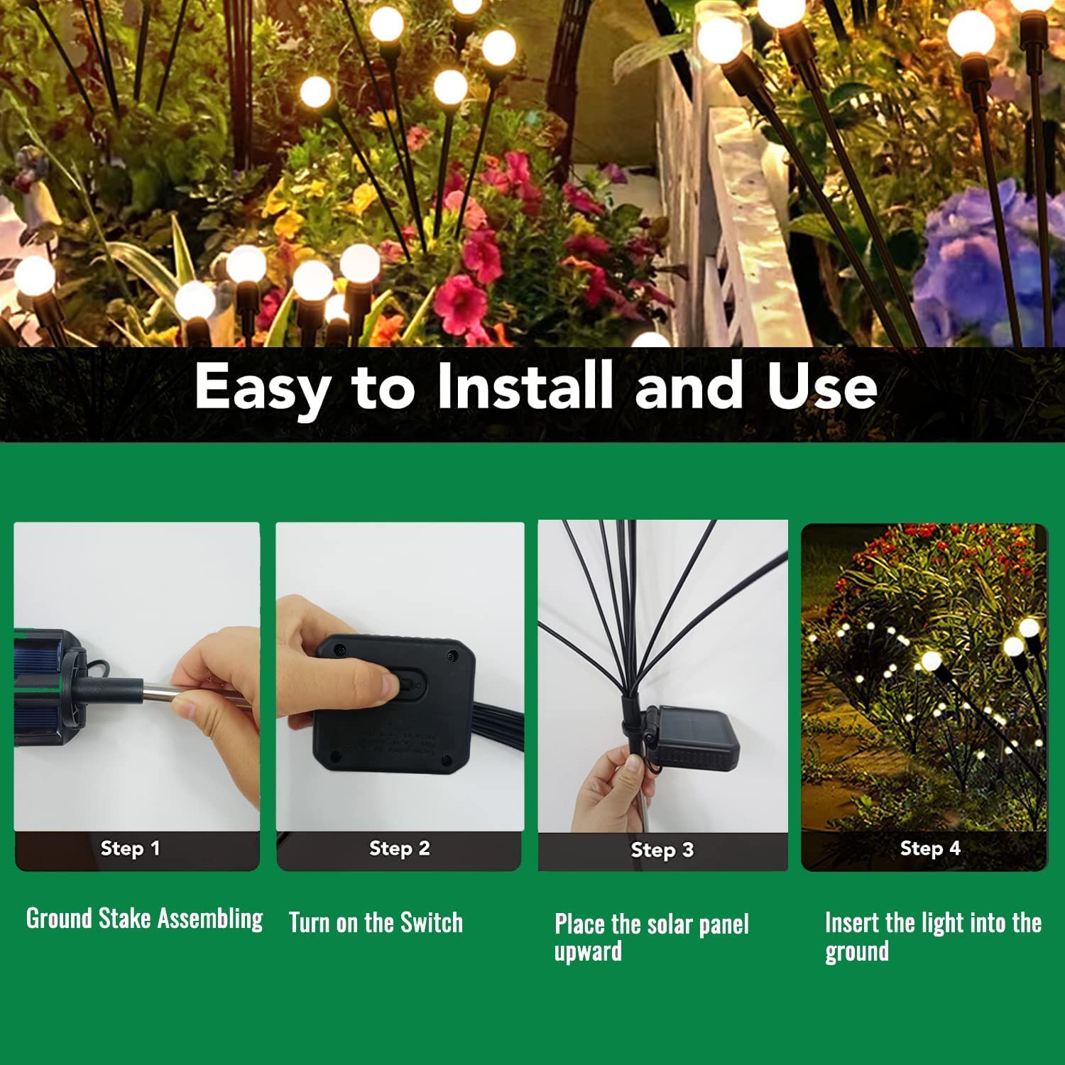 Solar Waterproof Garden Light