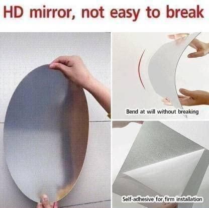 Combo of 1 Oval Shape & 1 Square Shape Mirror