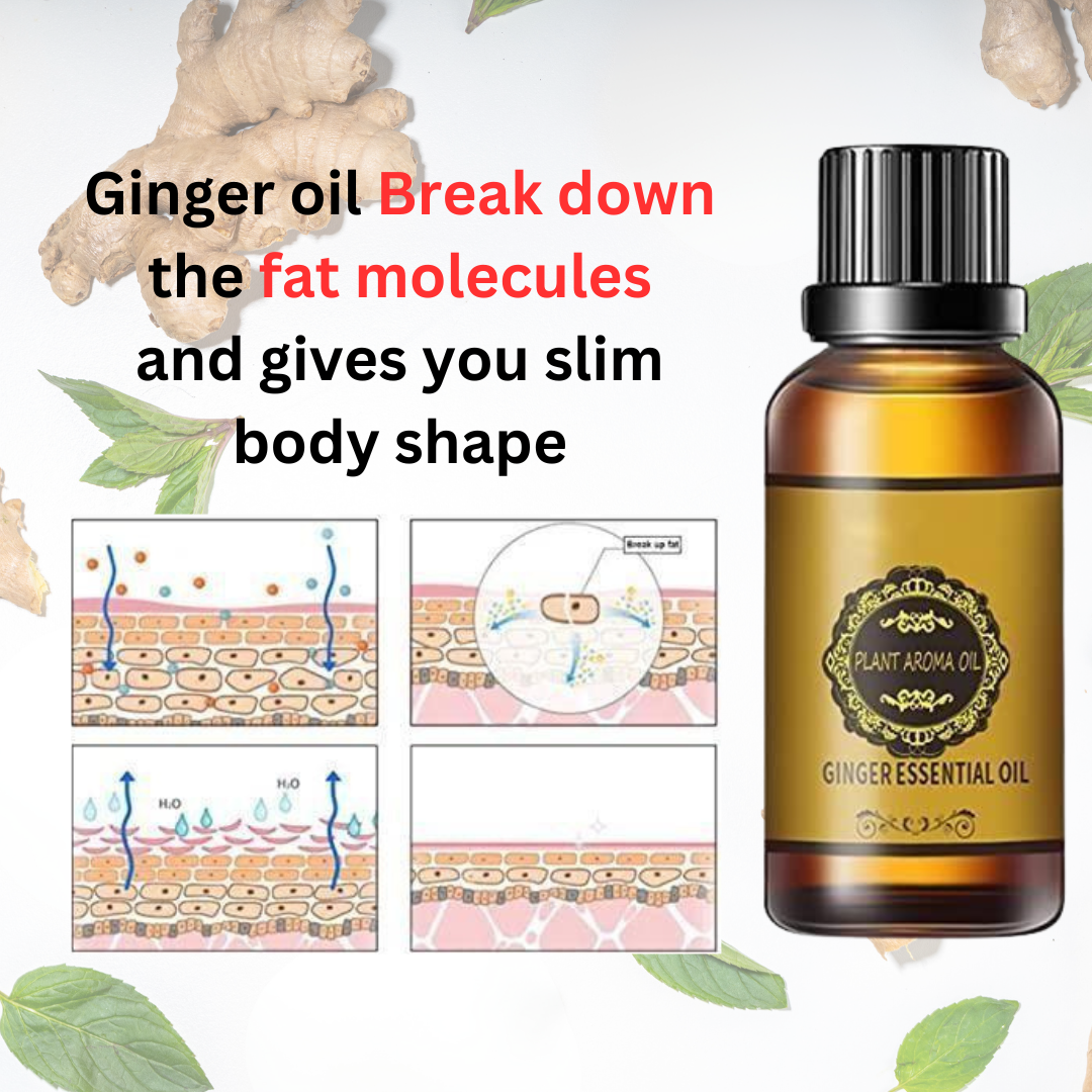 Belly Ginger Oil for fat loss, (30ML Each) (Pack Of 2)