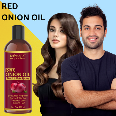 Donnara Organics Red Onion Hair Oil (200ml) Unisex