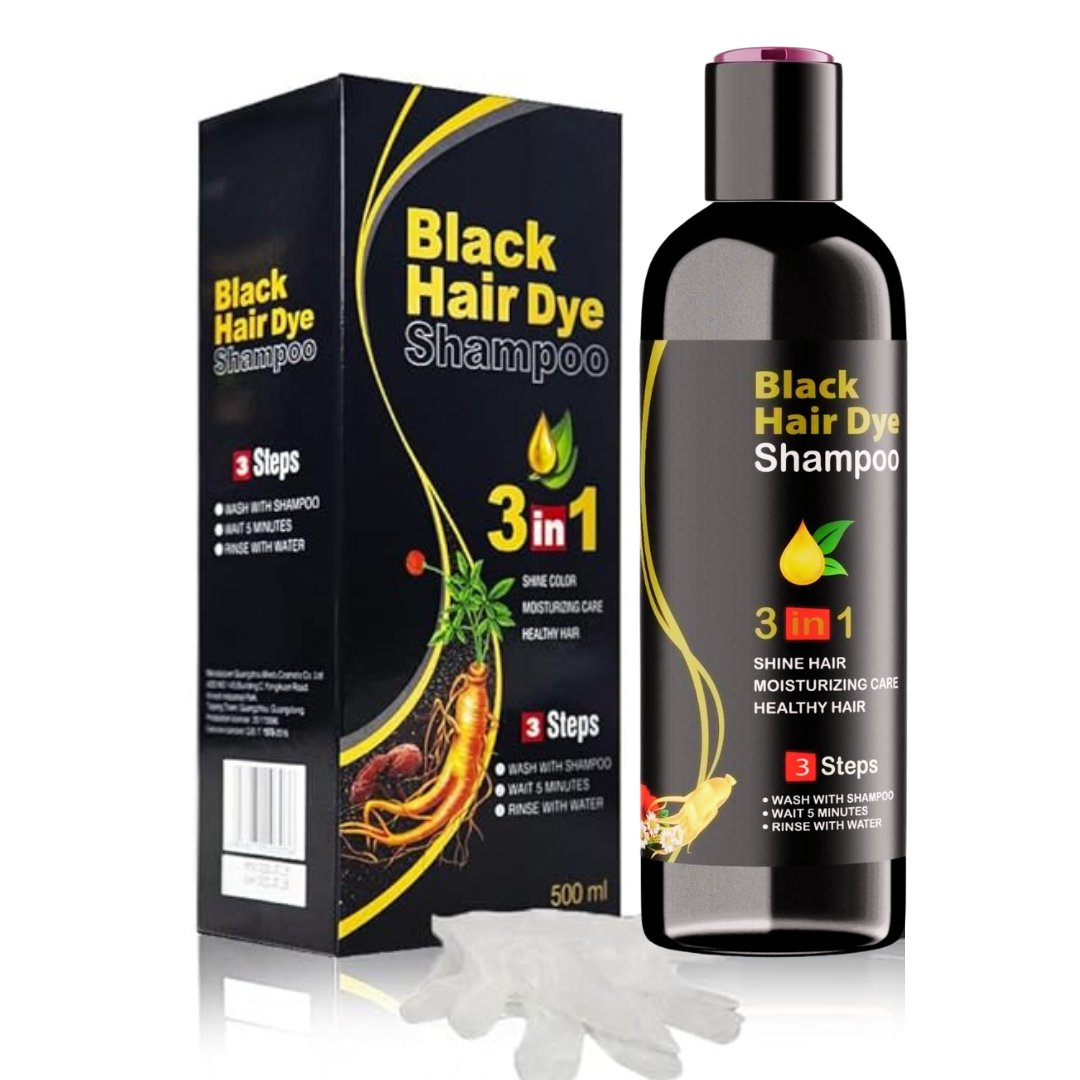 BLOSDREAM Black Hair Color Shampoo 100ml (BUY 1 GET 1  FREE)